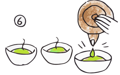 最後の一滴までしっかり注ぎきるようにすると、二煎茶・三煎茶も美味しく頂けます