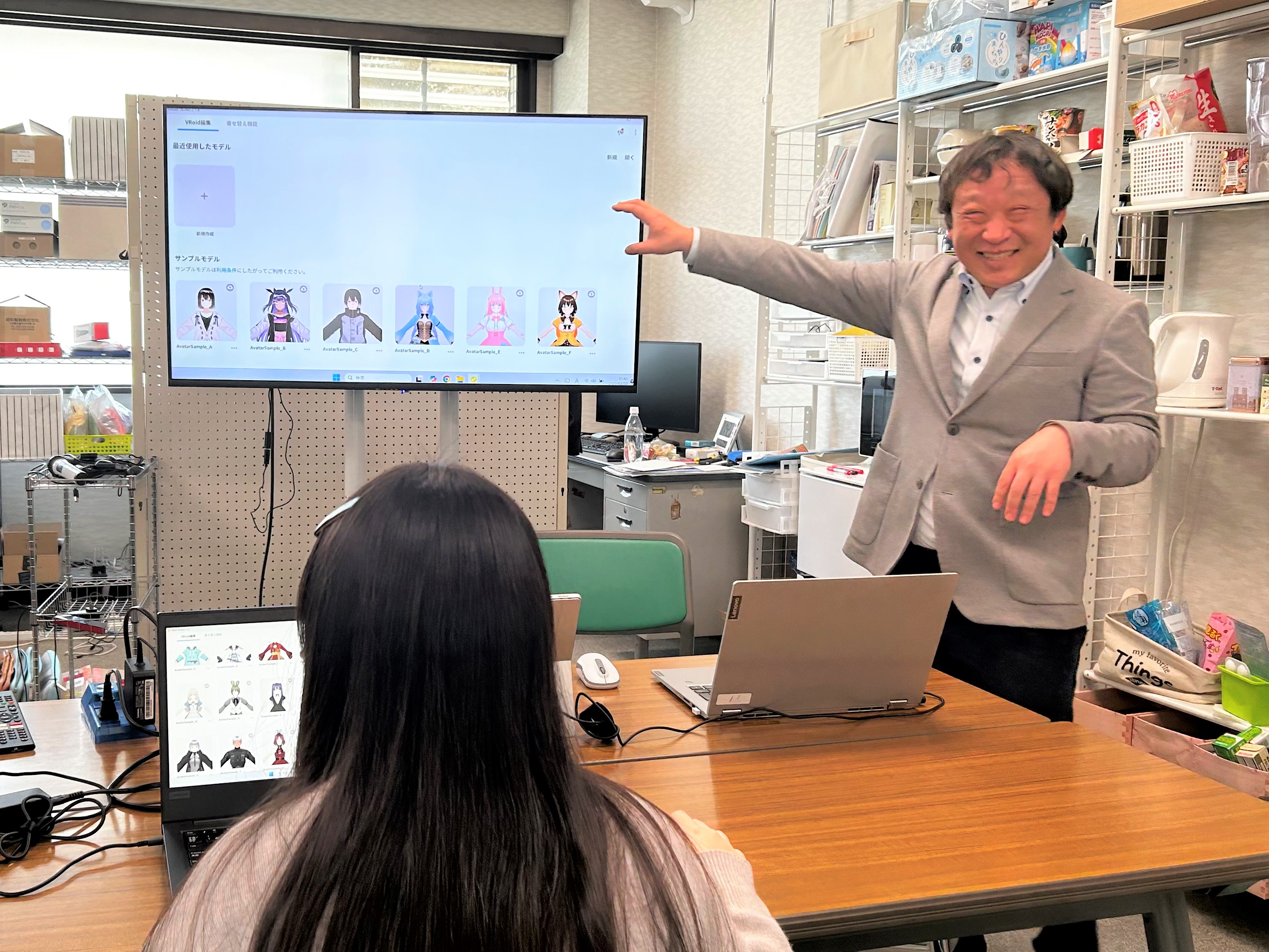 3Ｄキャラクターの<BR>アニメーション