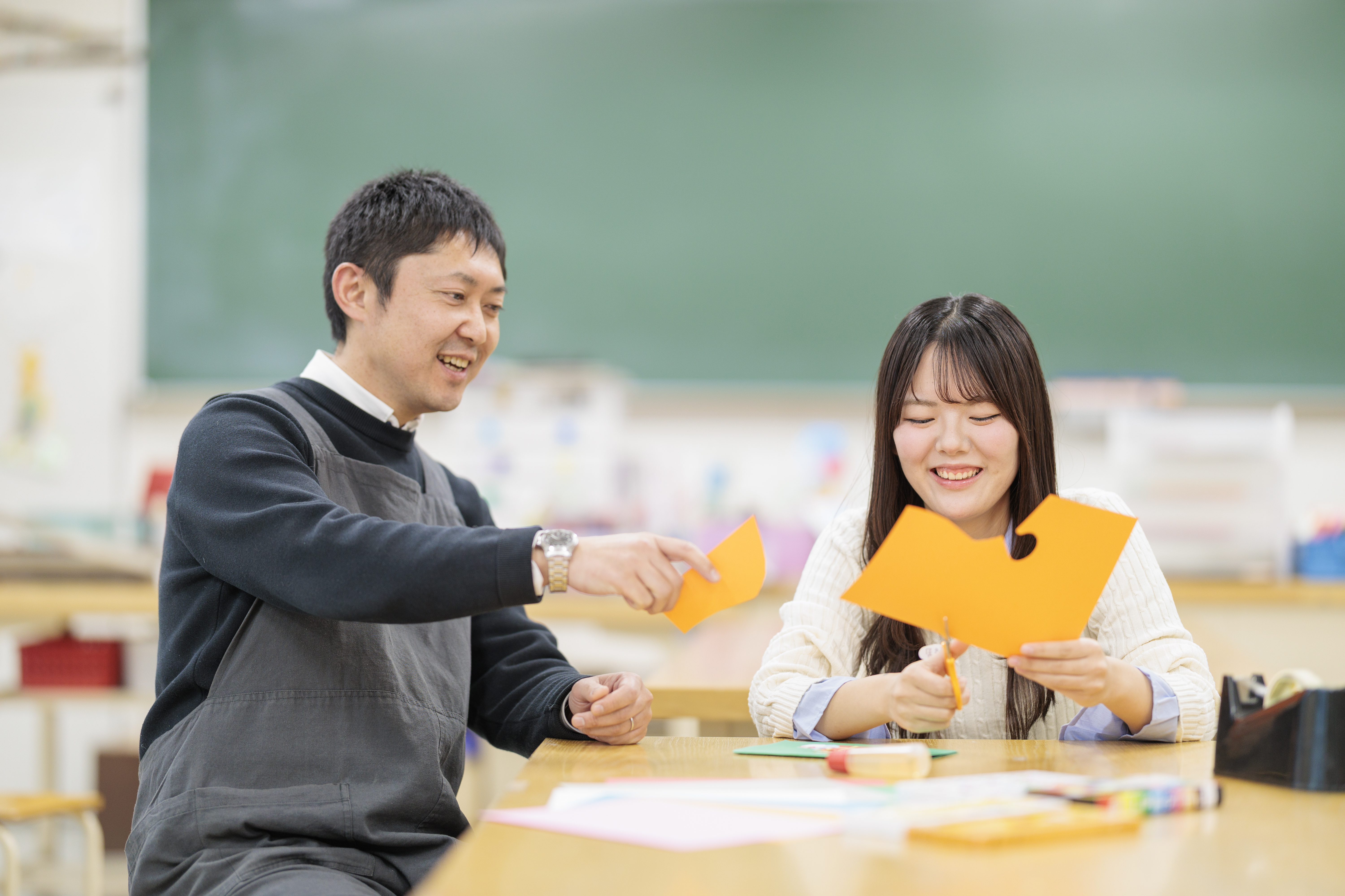 紙でドキッとする！<BR>子どもと保育のおもしろさ、<BR>体験しよう！