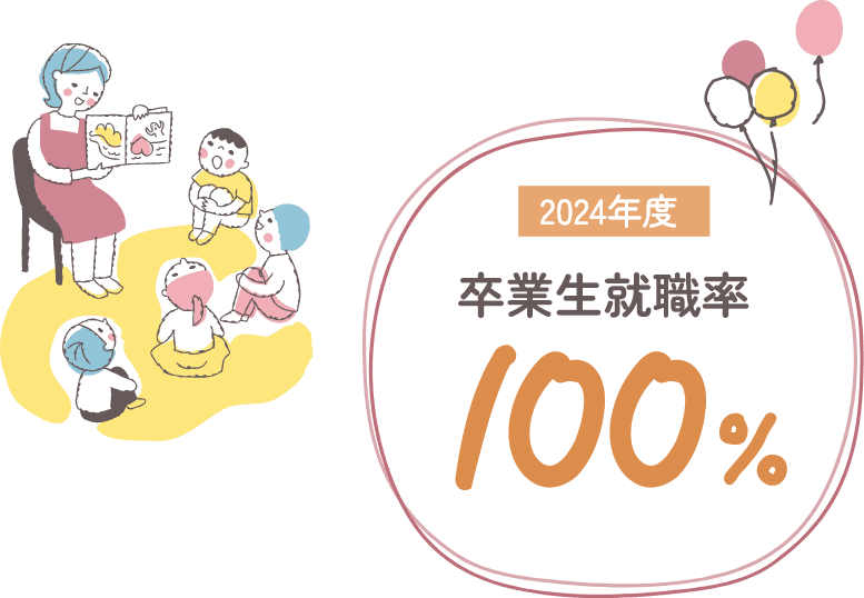 2024年度　卒業生就職率１００％