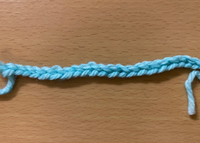 鎖編み完成図