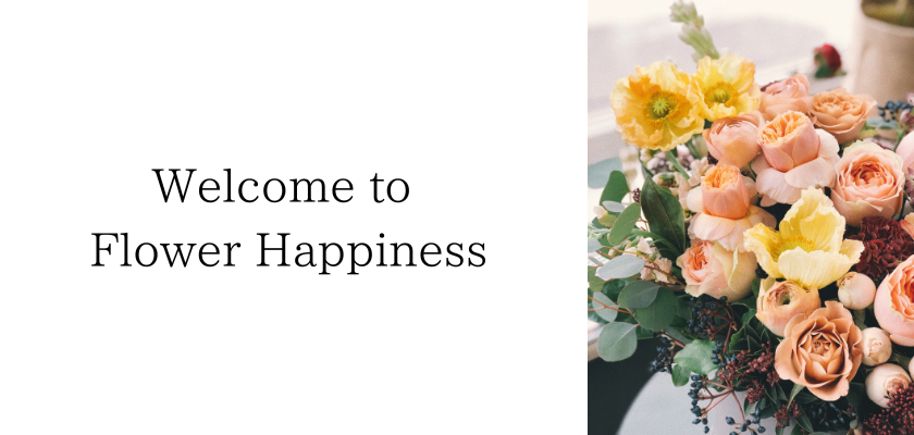 welcome to Flower Happiness